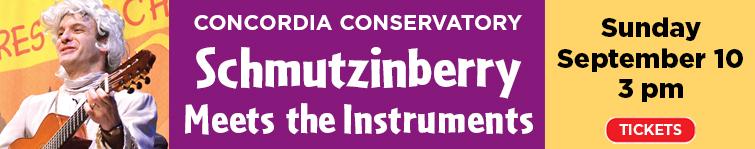 Concordia Conservatory Schmutzenbury meets new friends, up Sept 1, 2023