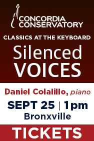 Concordia Conservatory - Silenced Voices, up Sept. 16, 2026