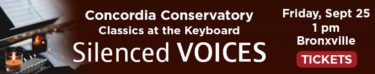 Concordia Conservatory - Silenced Voices LB, up Sept. 16, 2026