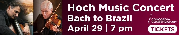 Concordia Conservatory Bach to Brazil - up March 27, 2023