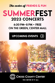 Cross County Summerfest Concerts Banner, Up May 30, 2023