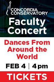 Concordia Conservatory - Dances Box ad, up Jan 10, 2023