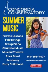 Conservatory - Summer Music Box ad, up May 21, 2025