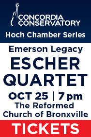 Concordia - Escher Quarter on Oct 25, up Oct, 1, 2025