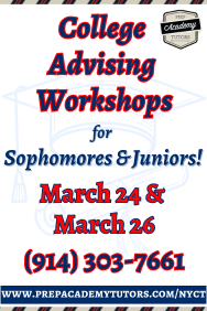 Prep Academy Tutors - College Advising Workshops, up March 9, 2026